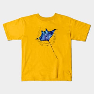 Flying to the moon Kids T-Shirt